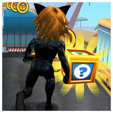 Взломанная Subway Cat Girl Noir (Бесконечные деньги) на Андроид