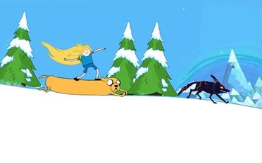 Взломанная Ski Safari: Adventure Time (Все разблокировано) на Андроид