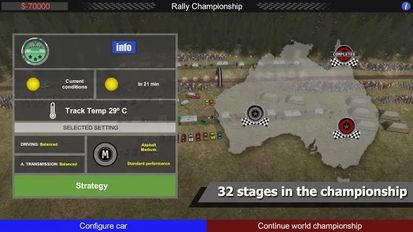 Взломанная Rally Manager Handheld (Бесконечные деньги) на Андроид