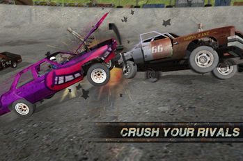 Взломанная Demolition Derby: Crash Racing (Бесконечные деньги) на Андроид