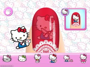 Взломанная Маникюрный салон Hello Kitty (Много монет) на Андроид
