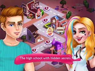 Взломанная Secret High School Love Story (Много монет) на Андроид