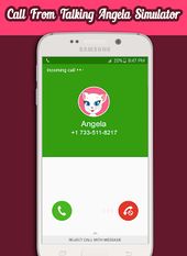 Взломанная Call From Talking Angela (Бесконечные деньги) на Андроид