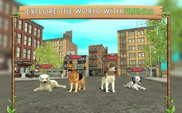 Взломанная Dog Sim Online: Raise a Family (Бесконечные деньги) на Андроид