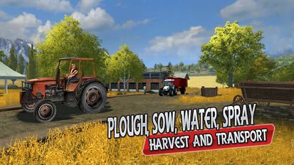Взломанная Real Tractor Farming & Harvesting 3D Sim 2017 (Все разблокировано) на Андроид