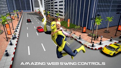 Взломанная летающий паук герой Игра 2017: город бой (На русском языке) на Андроид
