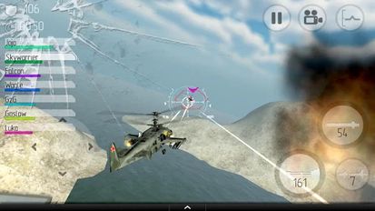 Взломанная C.H.A.O.S Боевые вертолеты HD (Бесконечные деньги) на Андроид
