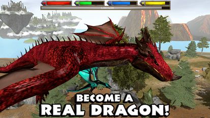 Взломанная Ultimate Dragon Simulator (Бесконечные деньги) на Андроид
