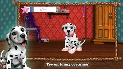Взломанная DogWorld 3D: My Puppy (На русском языке) на Андроид