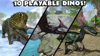 Взломанная Ultimate Dinosaur Simulator (Бесконечные деньги) на Андроид