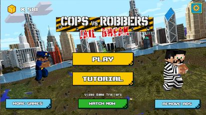 Взломанная Cops Vs Robbers: Jail Break (Бесконечные деньги) на Андроид