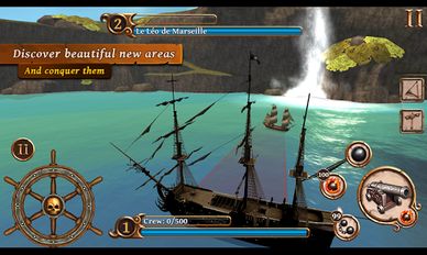 Взломанная Ships of Battle Age of Pirates (Много монет) на Андроид
