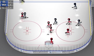 Взломанная Stickman Ice Hockey (Бесконечные деньги) на Андроид