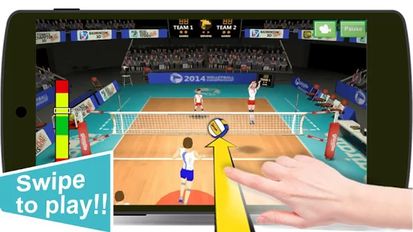 Взломанная Волейбол 3D (На русском языке) на Андроид