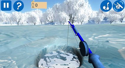 Взломанная Рыбалка зимняя 3D (Все разблокировано) на Андроид