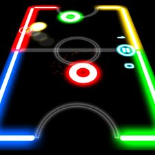 Взломанная Glow Hockey (На русском языке) на Андроид