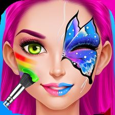 Взломанная Face Paint Party! Girls Salon (На русском языке) на Андроид