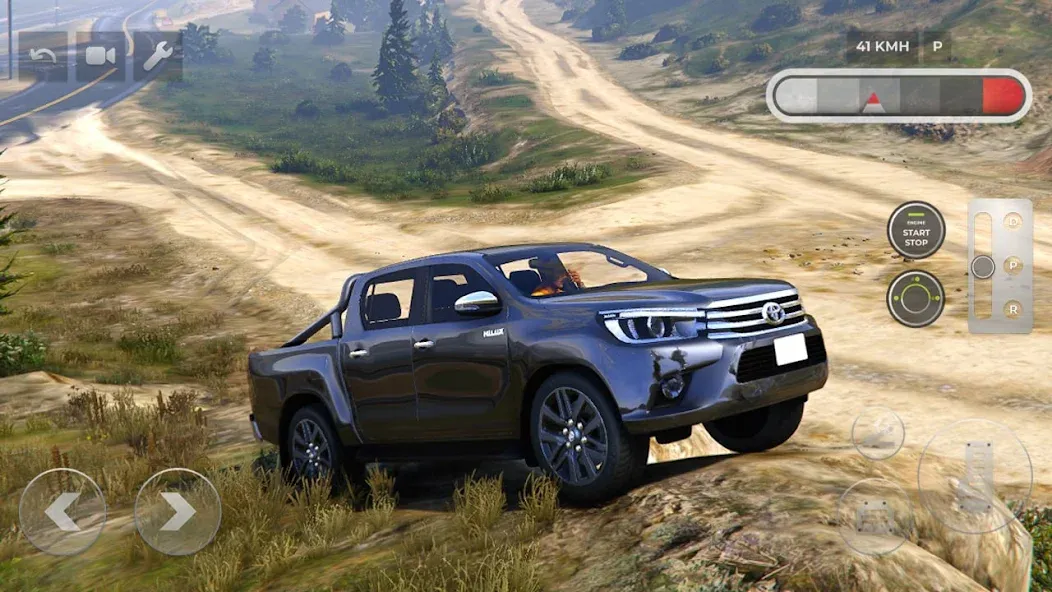 Toyota Hilux 4x4 Mountain Ride (Тойота Хайлюкс 44 Поездка по горам)  [МОД Много денег] Screenshot 5