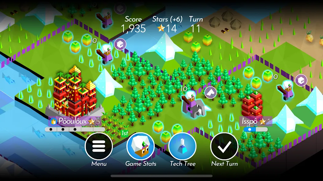 The Battle of Polytopia (Зе Батл оф Политопия)  [МОД Бесконечные деньги] Screenshot 5