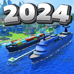 Взлом Sea Port: Cargo Boat Tycoon (Си Порт)  [МОД Unlimited Money] - полная версия apk на Андроид