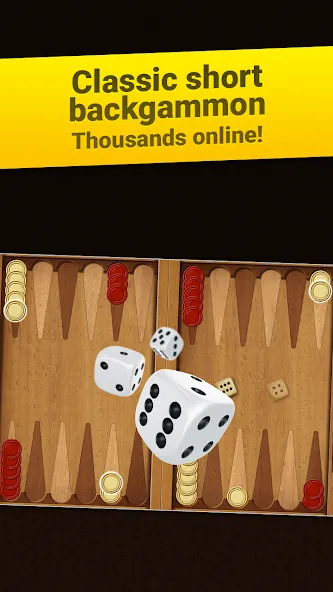 Backgammon Short Arena  [МОД Unlimited Money] Screenshot 1