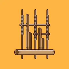 Скачать взломанную Angklung Instrument (Ангклунг инструмент)  [МОД Меню] - полная версия apk на Андроид