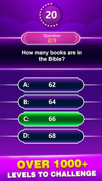 Bible Trivia - Word Quiz Game (Библейская викторина)  [МОД Бесконечные деньги] Screenshot 2