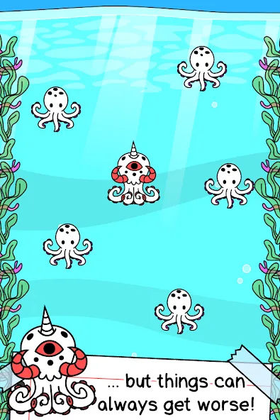 Octopus Evolution: Idle Game (Октопус Эволюция)  [МОД Бесконечные деньги] Screenshot 2