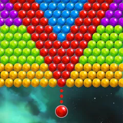 Скачать взломанную Bubble Shooter Space (Бубль шутер спейс)  [МОД Много монет] - стабильная версия apk на Андроид