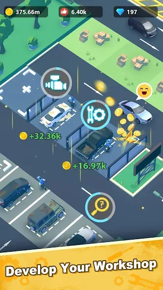 Car Mechanic Tycoon (Кар Механик Тайкун)  [МОД Меню] Screenshot 3