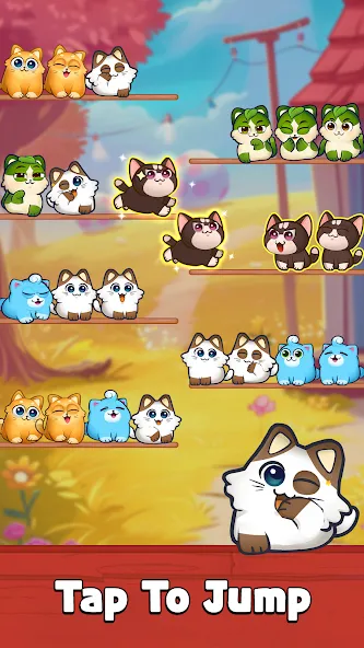 Cat Sort Puzzle: Cute Pet Game  [МОД Все открыто] Screenshot 2