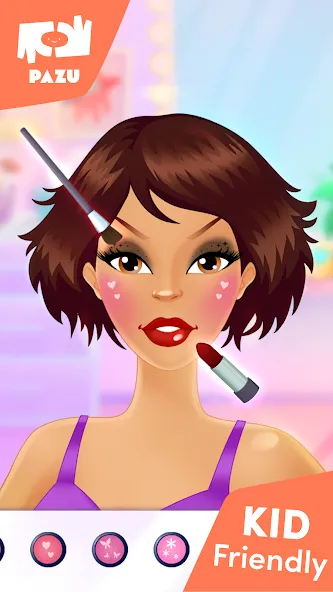 Makeup Girls - Games for kids  [МОД Много монет] Screenshot 3