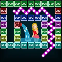 Взлом Brick Breaker - Neon Bricks  [МОД Menu] - стабильная версия apk на Андроид