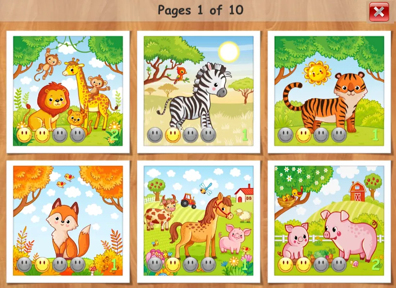 Kids puzzles - 3 and 5 years  [МОД Бесконечные деньги] Screenshot 3