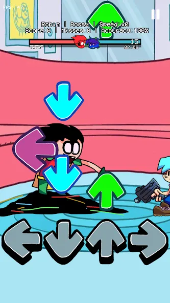 Finn Digital Darkness Battle (Финн Пибби  Рэп Батл)  [МОД Menu] Screenshot 4