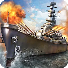 Скачать взломанную Warship Attack 3D  [МОД Бесконечные монеты] - последняя версия apk на Андроид