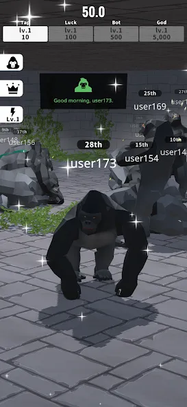 Gorilla Clicker (Горилла кликер)  [МОД Mega Pack] Screenshot 2