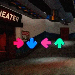 Взломанная FNF Rainbov Blue Mod Test (ФНФ Радуга Синий Мод Тест)  [МОД Меню] - полная версия apk на Андроид