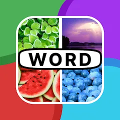Взлом 4 Pics 1 Word: Guessing Games  [МОД Бесконечные деньги] - стабильная версия apk на Андроид