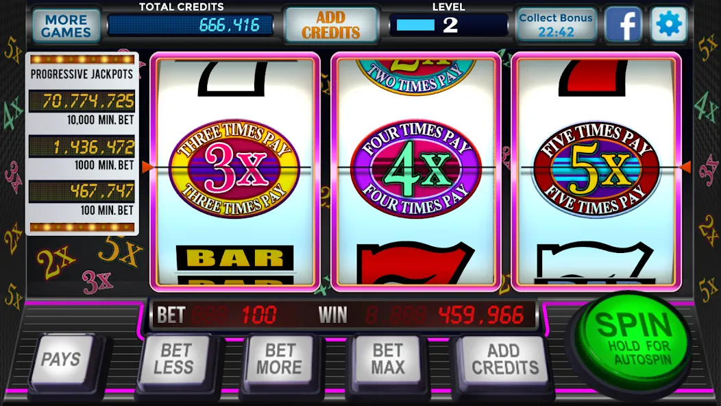 777 Slots Casino Classic Slots (Слоты Казино Классические Слоты)  [МОД Mega Pack] Screenshot 3