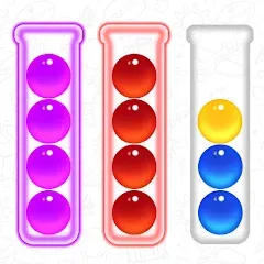 Взлом Ball Sort - Color Puzzle Game (Болл Сорт)  [МОД Unlocked] - полная версия apk на Андроид