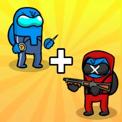 Взломанная Merge Imposter (Мерж Импостер)  [МОД Mega Pack] - полная версия apk на Андроид