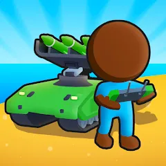 Взломанная Artillery Defense (Артиллерийская оборона)  [МОД Unlocked] - стабильная версия apk на Андроид