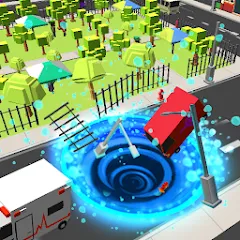 Скачать взлом Holein eating games io offline  [МОД Все открыто] - стабильная версия apk на Андроид