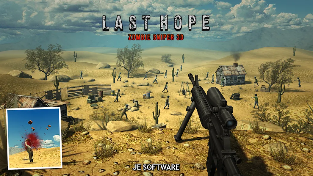 Last Hope - Zombie Sniper 3D (Ласт Хоуп)  [МОД Много монет] Screenshot 3