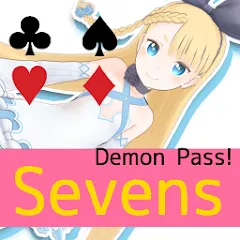 Взломанная Sevens card game (Севенс карточная игра)  [МОД Unlimited Money] - стабильная версия apk на Андроид