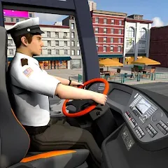 Скачать взлом City Coach Bus City Bus Games  [МОД Бесконечные монеты] - стабильная версия apk на Андроид