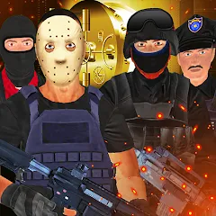 Взлом Justice Rivals 3 Cops&Robbers  [МОД Menu] - стабильная версия apk на Андроид