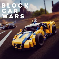 Взломанная Block Car Wars Brick Car Crash (Блок Автомобильные Войны Кирпич Автомобильная Авария)  [МОД Все открыто] - полная версия apk на Андроид