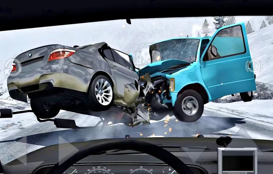 Car Crash Damage Engine Wreck (Кар Крэш Дамаг Энджин Врек)  [МОД Все открыто] Screenshot 4